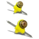 Quad Nylon Skate Axle / Bracket / Hanger – 7mm, Set of 4 - Image 2
