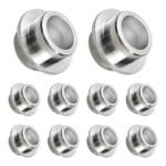 Aluminum Inline Skate Bearing Spacers – 8mm | Silver 10.35mm